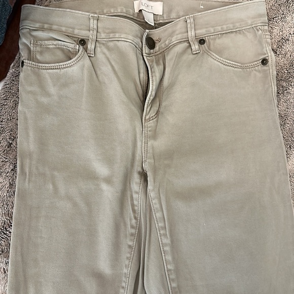 LOFT soft tan jeans size 4 - Picture 2 of 2